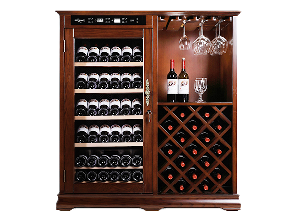 mQuvée wine cabinet | American Oak 100H - mQuvee.com